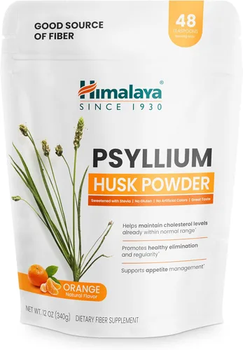 Miniatura 9 de Himalaya - Polvo orgánico de cáscara de psyllium, suplemento diario de fibra de psyllium para apoyar la salud digestiva y la regularidad, vegano