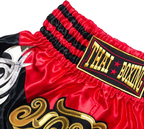 Miniatura 4 de Pantalones cortos retro de Muay Thai para hombres y mujeres, boxeo, kickboxing, alto grado, MMA, ropa de entrenamiento