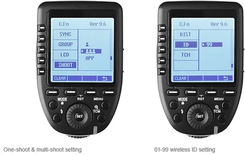 Miniatura 7 de Godox Transmisor de disparador de flash inalámbrico - XPro-S compatible con cámaras Sony, sincronización de alta velocidad TTL 2.4G, ID inalámbrico