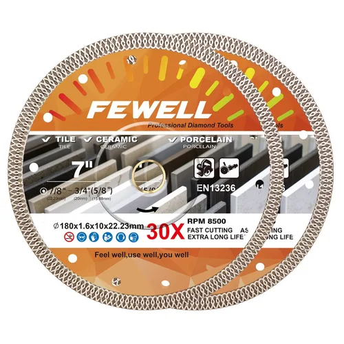 Miniatura 15 de FEWELL Hoja fina estupenda de la teja del diamante de la porcelana de 4 pulgadas 3 unids/lote para cortar azulejos de porcelana de cerámica