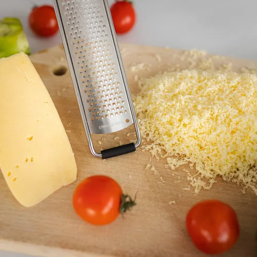 Miniatura 6 de Deiss PRO Rallador de limón y rallador de queso de alta resistencia y rallador de verduras — queso parmesano, limón, ajo, nuez moscada, chocolate