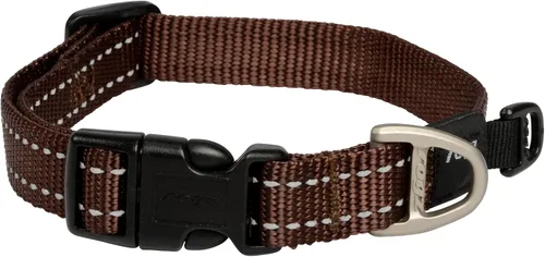 Miniatura 13 de Collar reflectante para perros medianos, ajustable de 12 a 17 pulgadas, color negro