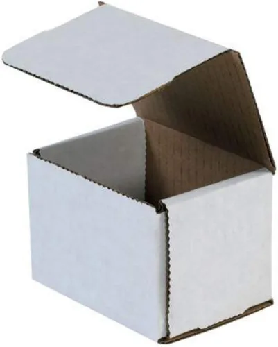 Miniatura 6 de Secure Seal Cajas de envío – Sobres de 5 x 5 x 3 pulgadas – Embalaje de cartón corrugado plegable blanco para correo, mudanza, almacenamiento