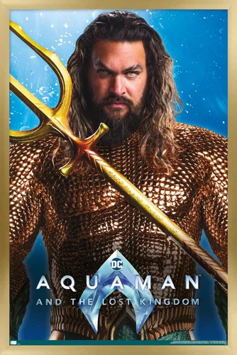 Miniatura 36 de Trends International DC Comics Movie Aquaman y el Reino Perdido - Póster de pared Aquaman de 22.4 pulgadas de largo x 14.7 pulgadas de ancho