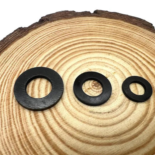 Miniatura 5 de Arandela plana de acero M8, arandela plana con acabado de óxido negro