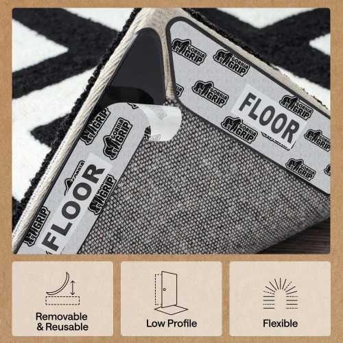 Miniatura 5 de Gorilla Grip Premium - Pinzas de esquina y laterales para suelos duros, pendientes de patente antirizo, reutilizables, esquinas que se ajustan