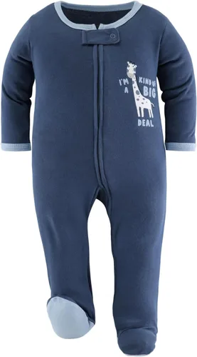 Miniatura 5 de The Peanutshell Pijama con pies para bebés niños, para dormir y jugar, paquete de 3
