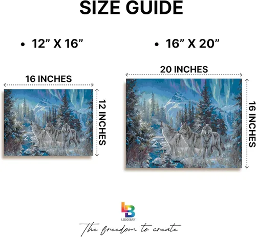 Miniatura 5 de Ledgebay Kit de Pintura por Números DIY para Adultos Lienzo Enmarcado de Principiante a Avanzado Kit de Pintura por Números Los Kits Incluyen Juego