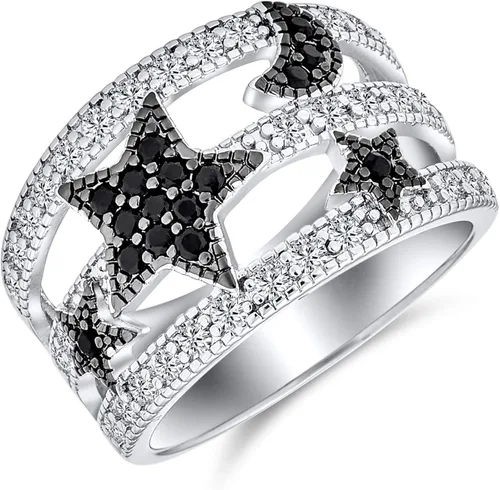 Miniatura 2 de Bling Jewelry - Anillo para mujer, chapado en plata