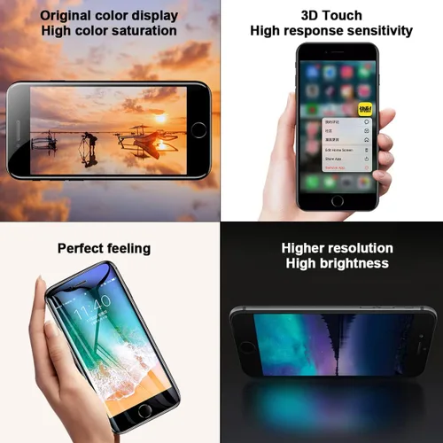 Miniatura 5 de EFAITHFIX para iPhone 8/SE 2020 Reemplazo de pantalla LCD blanca de 4.7 pulgadas, marco de montaje de pantalla táctil 3D, digitalizador con kit