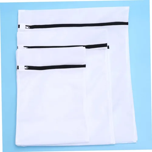 Miniatura 7 de NOLITOY Juego de 6 bolsas de lavandería de malla, bolsas con cremallera para ropa interior, medias