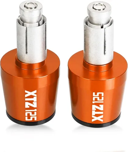 Miniatura 5 de Extremos de barra de manillar de motocicleta para Yamaha XTZ125 XTZ 125 2021 2022 2023 78 pulgadas 0.866 in, tapones antivibración, extremo de mango