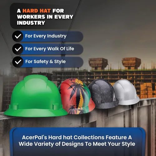 Miniatura 7 de Casco de ala completa actualizado, ventilado, acolchado, aprobado por la OSHA Tipo 1 Clase C para trabajos de construcción, cascos de construcción