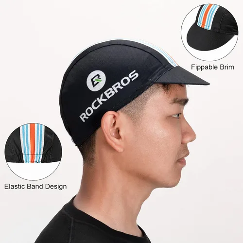 Miniatura 3 de ROCKBROS Gorra de ciclismo para hombre, transpirable, a prueba de sol