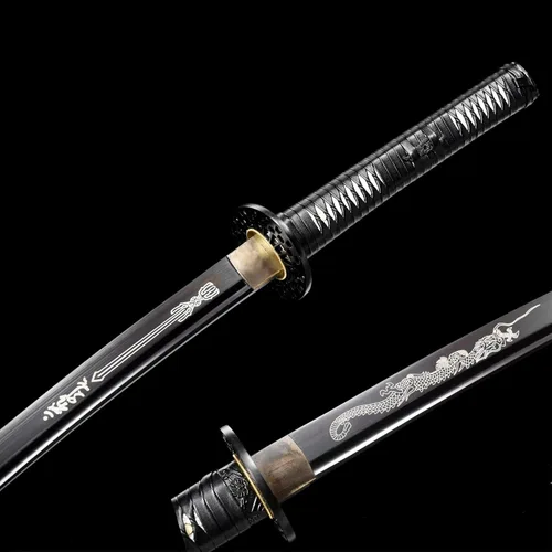 Miniatura 2 de Espada samurái Espadas katanas tradicionales forjadas a mano auténticos samuráis japoneses Colección Katanas de acero de alto carbono Sharp Full