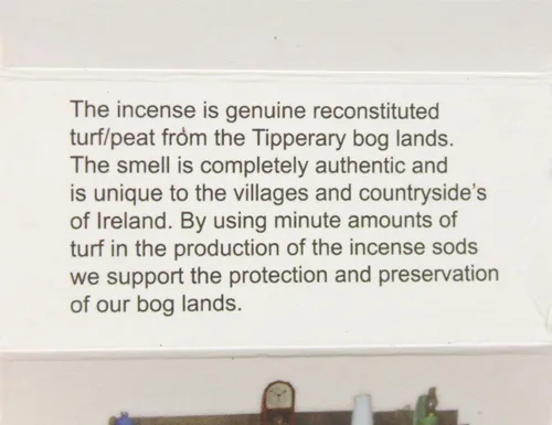 Miniatura 3 de Caja de recarga de césped irlandés/turba (12 mini césped de incienso de césped)