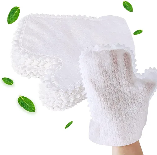 40 guantes para lavar platos no tejidos, toallas de limpieza para zapatos, polvo, paño suave, guantes de limpieza para limpieza, bolsa de zapatos,