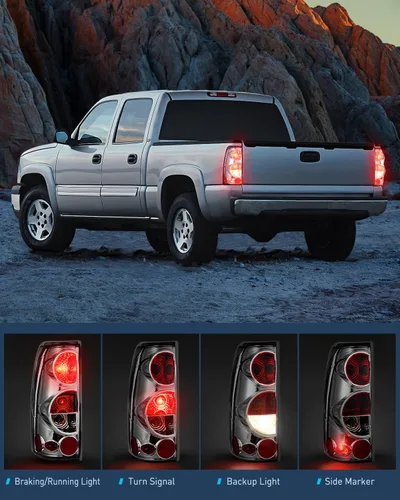Miniatura 4 de Nilight Conjunto de luz trasera compatible con Chevy Silverado 1999, 2000, 2001, 2002, 2003, 2004, 2005, 2006, 2007, Chevy Silverado 1999-2002, GMC