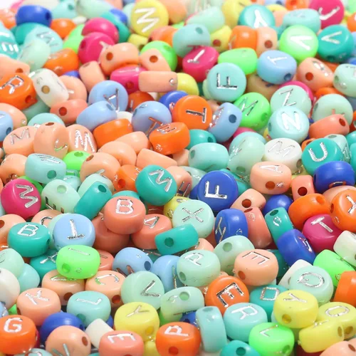 Miniatura 40 de 1000 cuentas redondas blancas de números acrílicos de 0.16 x 0.27 pulgadas, figura colorida de 0-9 pulgadas, cuentas para hacer joyas y pulseras
