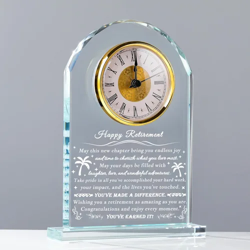 Miniatura 8 de Regalos de graduación Qianwei para él y ella - Reloj de cristal Clase de 2025 Regalos de presente para mujeres y hombres, graduados de universidad