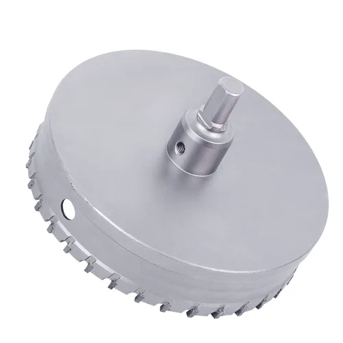 Miniatura 3 de Broca de sierra de agujero de acero metálico de 4.528 in/4.5 pulgadas, cortador de agujero de metal para metal grueso, acero inoxidable, hierro