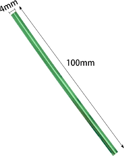 Miniatura 2 de 800 piezas de 4" lazos de torsión metálicos (verde) para lazos de panadería, bolsas de dulces, bolsas de café, lazos para bolsas de regalo