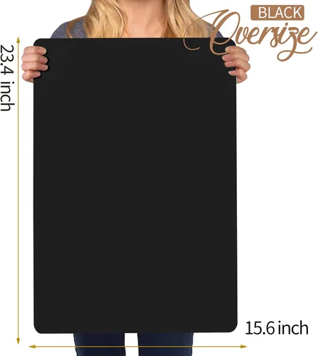 Miniatura 2 de LEOBRO Tapete de Silicona, 23.4" x 15.6" Tapetes de Silicona Negros para Manualidades, Moldes de Resina, Tapete de Masa de Juego, para Resina