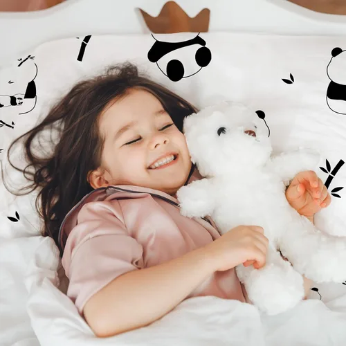 Miniatura 24 de MUSOLEI Sábana bajera ajustable de hongos, ropa de cama de hongos, decoración de hongos para niños, niños; juego de sábanas individuales; 1 sábana