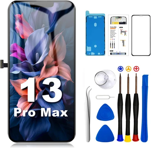 Miniatura 13 de para iPhone XS MAX Reemplazo de pantalla OLED, pantalla táctil 3D de 6.5 pulgadas, no LCD, digitalizador con kit de herramientas de reparación