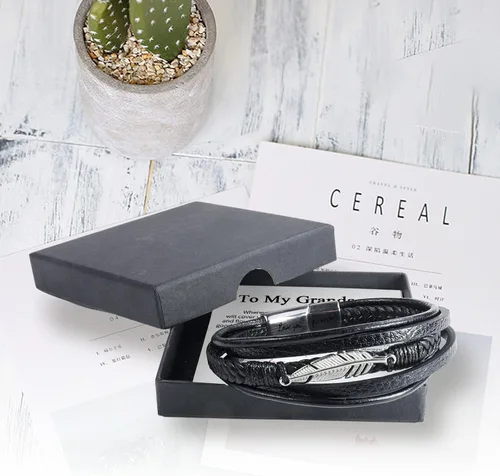 Miniatura 35 de Pulsera de cuero para hombre (mahua/matikou/yuanquan/8 Infinity)