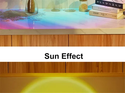 Miniatura 9 de Paquete de 6 luces LED táctiles que funcionan con pilas, para pared, lámpara de puesta de sol para cocina, dormitorio, armario, armario, decoración