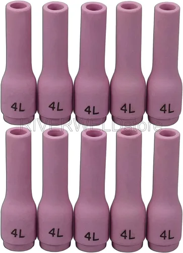 Miniatura 12 de RIVERWELD Boquillas de alúmina TIG tazas de cerámica largas 796F70 3L # 3/16 "0.197 in 796F71 4L # 1/4 "0.256 in 796F72 5L # 5/16" 0.315 in 796F73
