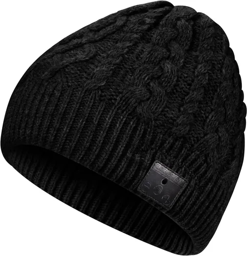 Miniatura 11 de Gorro de lana merino con Bluetooth, estéreo HD, 30 horas de tiempo de reproducción, micrófono integrado, regalo electrónico de Navidad