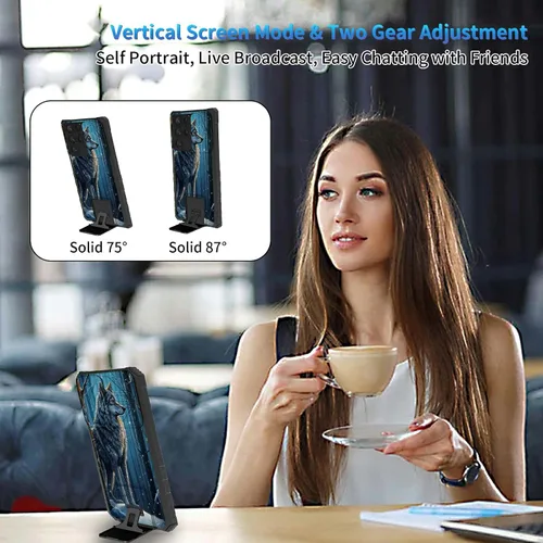 Miniatura 556 de Funda para Samsung Galaxy S22 Ultra 5G, Galaxy S22 Ultra con cubierta de cámara deslizante, funda resistente de doble capa con función atril Black