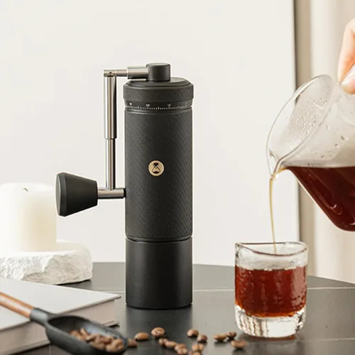 Miniatura 7 de TIMEMORE S3 Molinillo de Café Manual con Ajuste Externo y Rebaba Patentada de Acero Inoxidable, Molinillo de Café Manual de Alta Precisión Premium