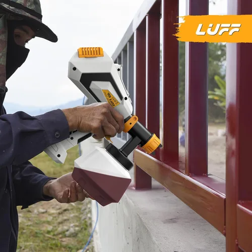 Miniatura 7 de Pulverizador de pintura HVLP de 700 W, pistola de pintura eléctrica, contenedor de alta capacidad de 40.6 fl oz, fácil de limpiar, 5 boquillas