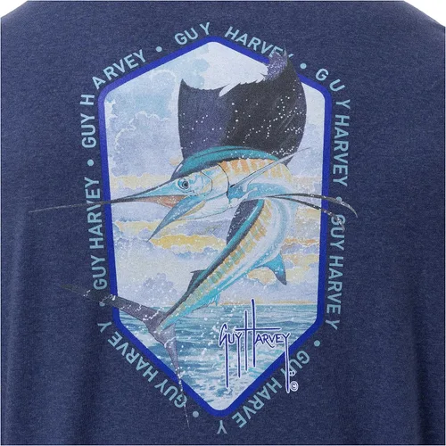 Miniatura 26 de Guy Harvey Camiseta de manga corta Threadcycled para hombre