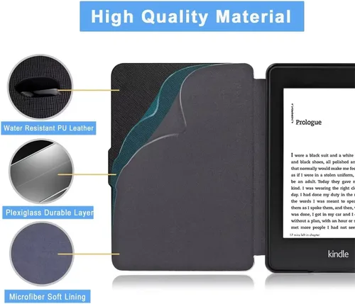 Miniatura 7 de Funda compatible con Kindle Paperwhite de 6 pulgadas (se adapta a la versión 2012, 2013, 2015, 2016), modelo NO: EY21 / DP75SDI, funda protectora