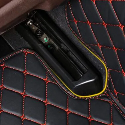 Miniatura 7 de Alfombrillas de automóvil personalizadas para Audi A1, A2, A3, A4, A5, A6, A7, A8, R8, TT, Q2, Q3, Q5, Q7, Q8, e-tron (negro beige)