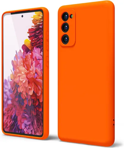 Miniatura 232 de oakxco Funda para teléfono Samsung Galaxy S21 Ultra con agarre de silicona líquida, bonita funda delgada y delgada de goma suave de TPU lisa