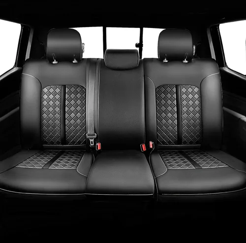 Miniatura 3 de Carlimeki Fundas de asiento personalizadas para Tacoma 2005 2006 2007 2008 2009 2010 2011 2012 2013 2014 2015 Crew Cab 2ª Gen Tacoma Base