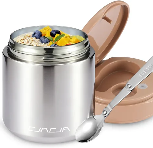 Miniatura 8 de Frasco Aislado para Comida para Niños - 15.2 Oz, Termo para Comida Caliente, Termo para Sopa, Envase Aislado para Comida, Termos Para Comida A-Rosa