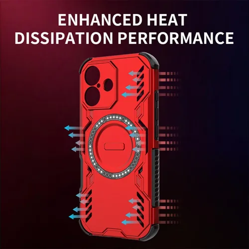Miniatura 6 de Diseño de funda de teléfono para Redmi Note 12 Pro 5G (6.67 pulgadas), funda a prueba de golpes con anillo magnético, color negro