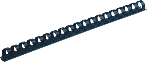 Miniatura 2 de Fellowes 52501, Peines de plástico - parte trasera redonda, 1/2", paquete de 100, azul marino