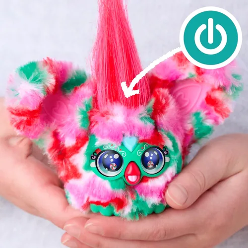 Miniatura 9 de FURBY Furblets - Paquete de 2 mini amigos navideños Pep-Mint & Sno-Flay, juguetes electrónicos de peluche para niñas y niños de 6 años en adelante