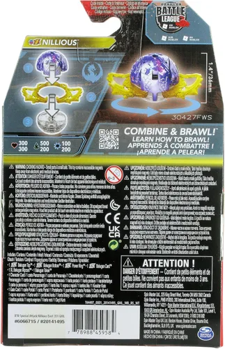 Miniatura 8 de Bakugan 3.0 Tercera Generación 2023 Ataque especial Galáctico Raro Nillious