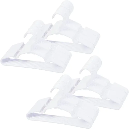 Miniatura 16 de 100 perchas antideslizantes para ropa de recién nacidos, para ropa de recién nacidos, para niños, niñas y niños pequeños