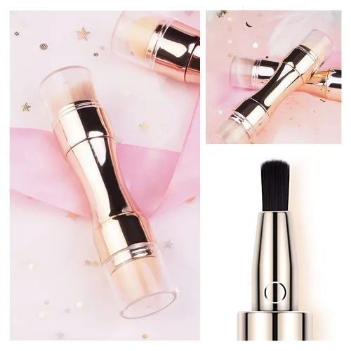 Miniatura 5 de Cepillo de maquillaje 4 en 1 cepillo cosmético suave cepillo de base para ojos labios y maquillaje facial