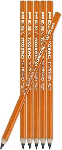 Miniatura 3 de General's - Paquete de lápices de carbón: 2B mediano, 4B suave, 6B extra suave, serie 557, 12 lápices cada caja, total de 36 lápices para clases