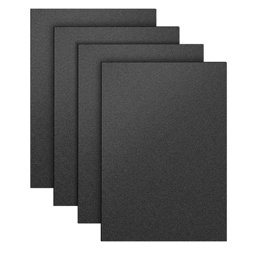 Miniatura 11 de Paquete de 6 láminas de plástico ABS negro de 12 x 16 x 0.06 pulgadas, moldeables que las láminas acrílicas, ideales para proyectos de bricolaje